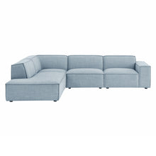 Load image into Gallery viewer, Restore 4-Piece Performance Fabric Upholstered Modular L-Shaped Sofa by Modway