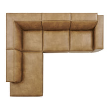 Load image into Gallery viewer, Restore 4-Piece Vegan Leather Modular L-Shaped Sofa by Modway