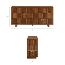 Load image into Gallery viewer, Foundry 71" Woven Design Buffet Storage Cabinet by Modway