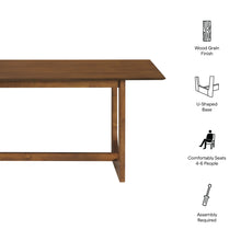 Load image into Gallery viewer, Ashcroft 69" Rectangular Dining Table by Modway