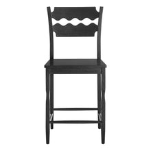Load image into Gallery viewer, Jax Oak Wood Counter Stool With Wavy Razor Back by Modway