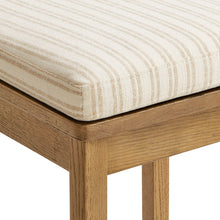 Load image into Gallery viewer, Jax Oak Wood Counter Stool With Wavy Razor Back and Cushion by Modway
