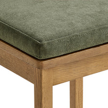 Load image into Gallery viewer, Jax Oak Wood Bar Stool With Wavy Razor Back and Cushion by Modway
