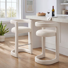 Load image into Gallery viewer, Winslow Performance Velvet Bar Stool Set of 2 by Modway