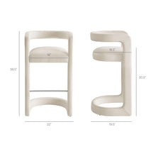 Load image into Gallery viewer, Winslow Performance Velvet Bar Stool Set of 2 by Modway