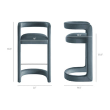 Load image into Gallery viewer, Winslow Performance Velvet Bar Stool Set of 2 by Modway