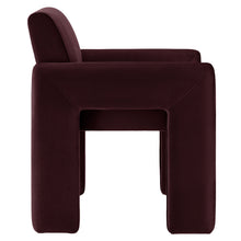 Load image into Gallery viewer, Daven Stain-Resistant Performance Velvet Dining Armchair by Modway