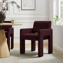 Load image into Gallery viewer, Daven Stain-Resistant Performance Velvet Dining Armchair by Modway