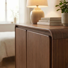 Load image into Gallery viewer, Lumo 2-Door Curved Wood Accent Cabinet by Modway