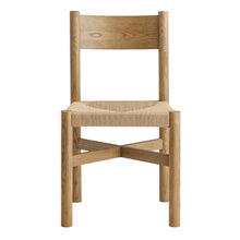 Load image into Gallery viewer, Alvia Oak Wood Dining Side Chair With Woven Seat by Modway