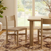 Load image into Gallery viewer, Alvia Oak Wood Dining Side Chair With Woven Seat by Modway