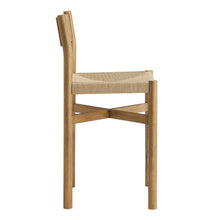 Load image into Gallery viewer, Alvia Oak Wood Counter Stools With Woven Seats Set of 2 by Modway