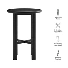 Load image into Gallery viewer, Alvia Round 30" Oak Wood Bar Table by Modway