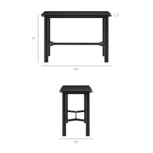 Load image into Gallery viewer, Alvia Rectangular 60" Oak Wood Bar Table by Modway