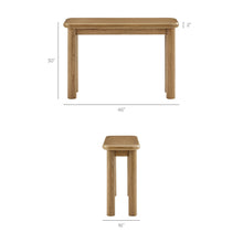 Load image into Gallery viewer, Alvia Oak Wood Console Table by Modway