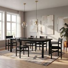 Load image into Gallery viewer, Alvia 86"-105" Extendable Rectangular Oak Wood Dining Table by Modway