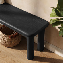 Load image into Gallery viewer, Alvia 58" Oak Wood Bench by Modway