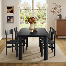 Load image into Gallery viewer, Alvia 5-Piece Oak Wood Dining Table and Chairs Set by Modway