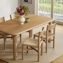 Load image into Gallery viewer, Alvia 5-Piece Oak Wood Dining Table and Chairs Set by Modway