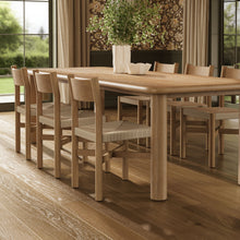 Load image into Gallery viewer, Alvia 7-Piece Oak Wood Extendable Dining Table and Chairs Set by Modway