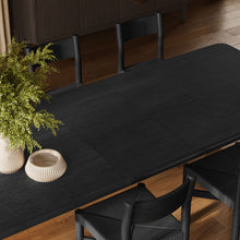 Load image into Gallery viewer, Alvia 9-Piece Oak Wood Extendable Dining Table and Chairs Set by Modway