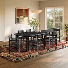 Load image into Gallery viewer, Alvia 9-Piece Oak Wood Extendable Dining Table and Chairs Set by Modway