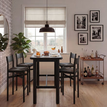 Load image into Gallery viewer, Alvia 5-Piece Rectangular Oak Wood Bar Table With Bar Stools Set by Modway
