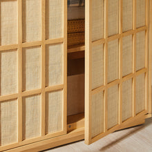 Load image into Gallery viewer, Aiko 64 Inch Tall Japandi Storage Cabinet by Modway