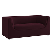 Load image into Gallery viewer, Hilda 67" Curved Back Performance Velvet Loveseat by Modway