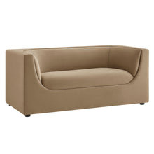 Load image into Gallery viewer, Hilda 67" Curved Back Performance Velvet Loveseat by Modway