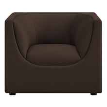 Load image into Gallery viewer, Hilda Curved Back Performance Velvet Armchair by Modway