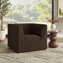 Load image into Gallery viewer, Hilda Curved Back Performance Velvet Armchair by Modway