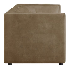 Load image into Gallery viewer, Hilda 86" Curved Back Vegan Leather Sofa by Modway