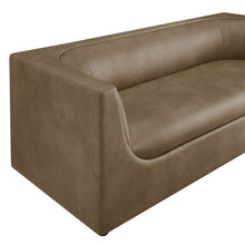 Load image into Gallery viewer, Hilda 86" Curved Back Vegan Leather Sofa by Modway