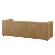 Load image into Gallery viewer, Hilda 86" Curved Back Vegan Leather Sofa by Modway