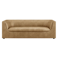 Load image into Gallery viewer, Hilda 86" Curved Back Vegan Leather Sofa by Modway