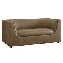 Load image into Gallery viewer, Hilda 67" Curved Back Vegan Leather Loveseat by Modway
