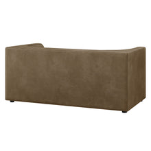 Load image into Gallery viewer, Hilda 67" Curved Back Vegan Leather Loveseat by Modway
