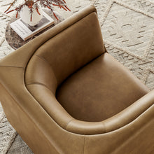 Load image into Gallery viewer, Hilda Curved Back Vegan Leather Armchair by Modway