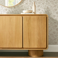 Load image into Gallery viewer, Lumo 3-Door Curved Wood Accent Cabinet by Modway