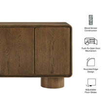 Load image into Gallery viewer, Lumo 3-Door Curved Wood Accent Cabinet by Modway