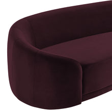 Load image into Gallery viewer, Contessa Curved Performance Velvet Sofa by Modway