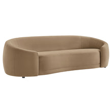 Load image into Gallery viewer, Contessa Curved Performance Velvet Sofa by Modway