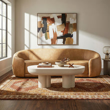 Load image into Gallery viewer, Contessa Curved Vegan Leather Sofa by Modway