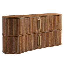 Load image into Gallery viewer, Radcliffe 63" Curved Fluted Sideboard Buffet Cabinet by Modway