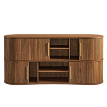 Load image into Gallery viewer, Radcliffe 63" Curved Fluted Sideboard Buffet Cabinet by Modway