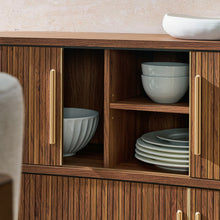 Load image into Gallery viewer, Radcliffe 63" Curved Fluted Sideboard Buffet Cabinet by Modway