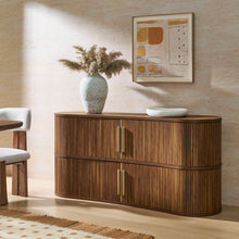 Load image into Gallery viewer, Radcliffe 63" Curved Fluted Sideboard Buffet Cabinet by Modway