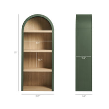 Load image into Gallery viewer, Caleb 4 Arched Display Shelf Bookcase by Modway
