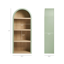 Load image into Gallery viewer, Caleb 4 Arched Display Shelf Bookcase by Modway